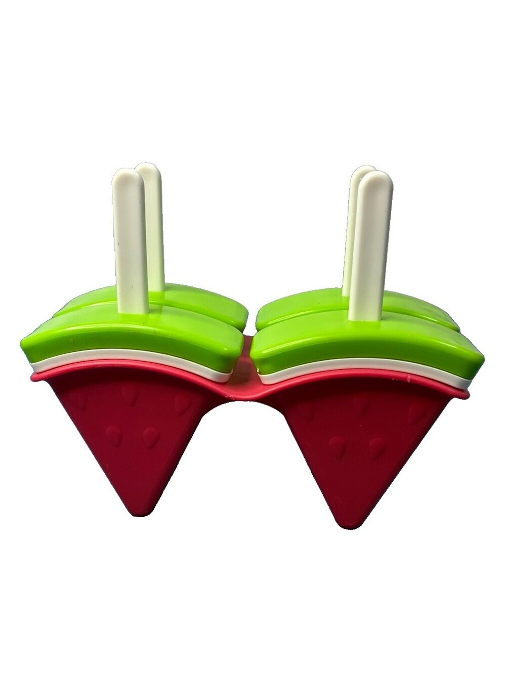 JOIE Watermelon Freeze Pops Popsicle Molds 4 Piece Reusable